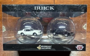 2024 M2 Machines Christmas Ornament Set (2) 1987 Buick Grand National Walmart - Picture 1 of 5