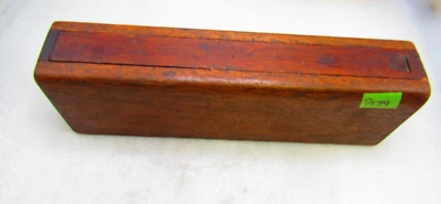 Vintage machinsist level by Starrett, 12" in wood case - Image 1 of 4