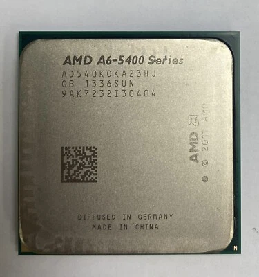 AMD A6 Series A6-5400K AD540KOKA23HJ 3.6GHz Socket FM2 Dual Core Processor - Image 1 of 4