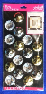 3-Dimensional Bling Stickers Jumbo Neutral Round Gems Jolee's Boutique EKSuccess - Picture 1 of 1