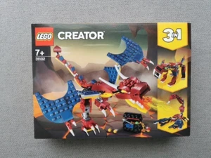 Lego 31102 Creator 3-in-1 Drago del fuoco - set fuori produzione sigillato MISB - Foto 1 di 6