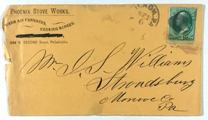 Phoenix Stove Works Cover Warm Air Furnaces Cooking Ranges Philadelphia PA - Picture 1 of 2