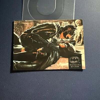 TOPPS BATMAN RETURNS (1992 Stadium Club Series) #6 Catwoman and Batman NM - Image 1 of 2