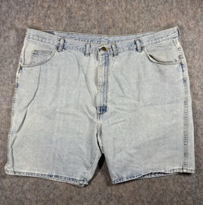 Vintage 90s Men’s Wrangler Carpenter Denim Shorts Size 46 Blue Medium Wash - Image 1 of 4