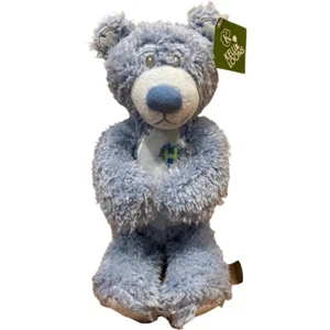 New First & Main Plush Blue Bear 12” TENDER TEDDY Heart Kelli Loons Tags - Picture 1 of 4
