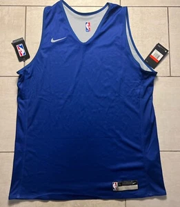 Nike NBA Authentic Reversible Blue Practice Jersey Team Player Issued Size L - Picture 1 of 6