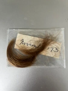 Vintage Lock of Hair - Mourning/Memorial - 1973 - Picture 1 of 2