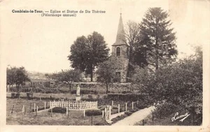Belgique - COMBLAIN-LA-TOUR (Liège) Église et statue de Sainte-Thérèse - Bild 1 von 2