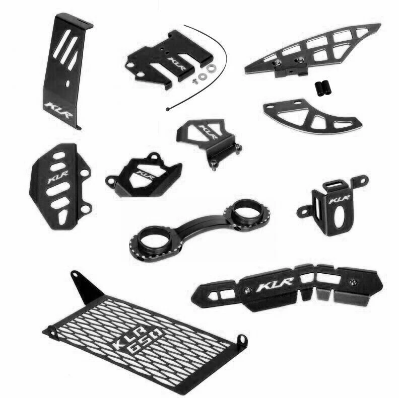 Radiator Fork Stabilizer Brake Caliper Battery Chain Pipe Cover For KLR650 08-18 — 第 1/4 张图片