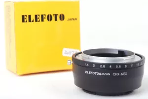 NUEVO ADAPTADOR DE MONTAJE ELEFOTO@JAPÓN CRX-NEX con caja - Imagen 1 de 5