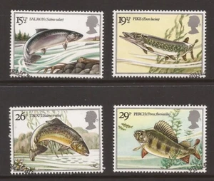 1983 GB British River Fish, Fine USED set of Stamps, SG 1207-10 #55 - Picture 1 of 1