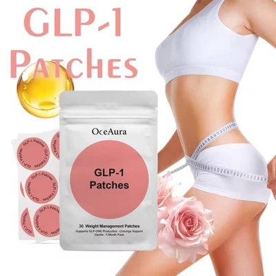 OCEAURA 300-30PCS GLP-1 Patches Slimming Patches Weight Management Tools Weight-loss HOT