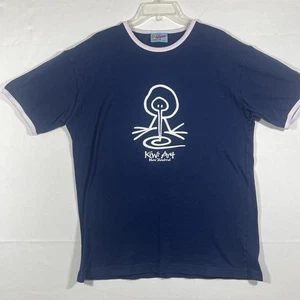 KIwi Art Graphic Tee Mens Size L Blue New Zealand - Picture 1 of 6