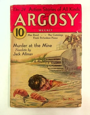 Argosy Part 4: Argosy Weekly Dec 24 1932 Vol. 235 #1 GD+ 2.5 Low Grade - Image 1 of 3