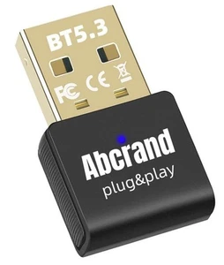 USB Bluetooth 5.3 Adapter for PC, Bluetooth 5.3 EDR Dongle Transmitter for Co... - Picture 1 of 7