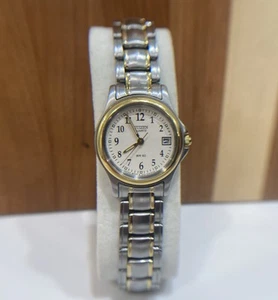 Citizen Womens Watch, Date, Two Tone Quartz 1012-S038375, New Battery, Working - Photo 1/8