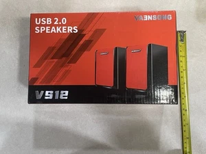 Vaensong V512 Suround Computer Speakers, USB 2.0, w/3.5mm Cable, Color Blue - Afbeelding 1 van 3
