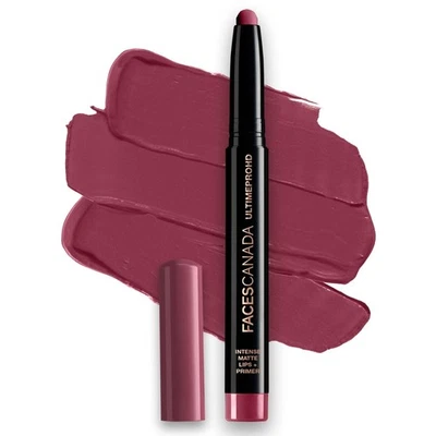 FACES CANADA Ultime Pro HD Intense Matte Lips + Primer - Wine Shot 26, 1.4g - Image 1 of 4