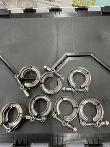 (7) Acoplamientos de abrazadera de acero inoxidable Voss Aerospace NSA8603-187 W2 - Imagen 1 de 5