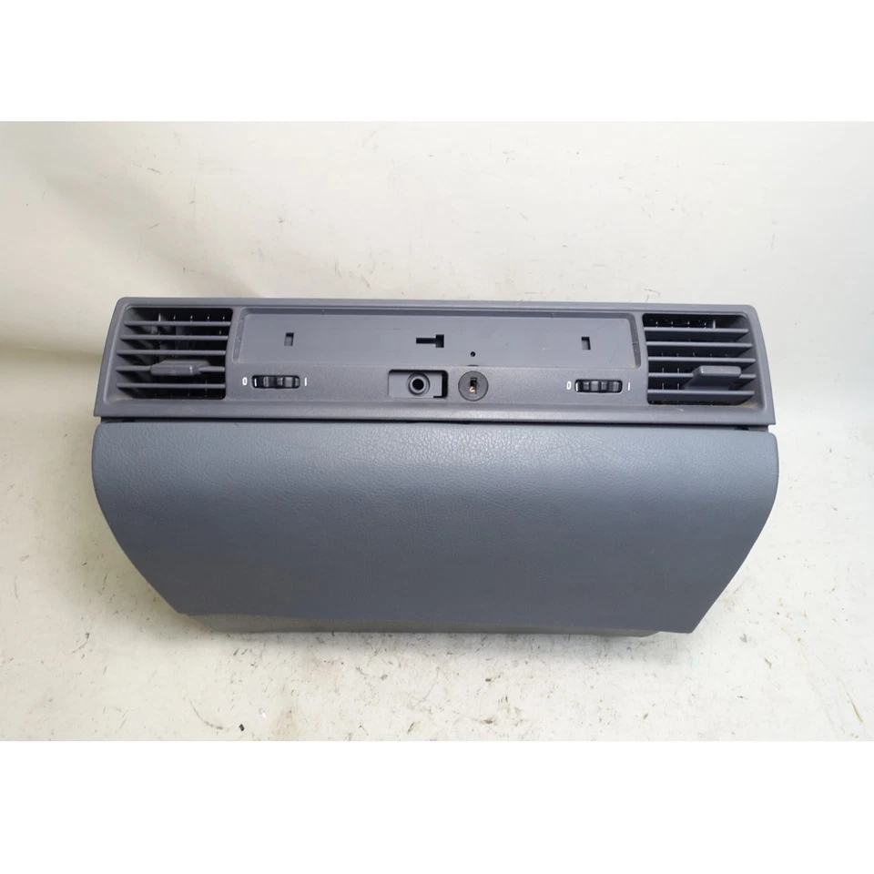 Damaged 1994-1999 BMW E36 3-Series Glove Box Assembly with Vents Grey OEM - Image 1 of 4