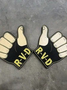 2001 Vintage Wwe RVD Foam Thumbs Set - Picture 1 of 6
