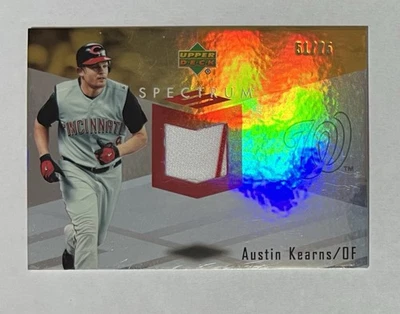 AUSTIN KEARNS 2007 Upper Deck Spectrum Game Used Jersey Card #SSW-AK - 51/75 - Image 1 of 2