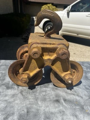 Saginaw Stamping Company Paranco Carrello Trave Capacità 1 Ton - Immagine 1 di 4