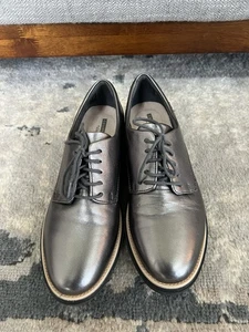 Clarks Damengröße 7,5 M US Sharon Noel Gun Metal Leder Plateau Oxford-Schuhe - Bild 1 von 7