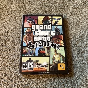 Grand Theft Auto: San Andreas 2ª Edición (PC, 2005) con Mapa y Libro Guías de Ciudades - Imagen 1 de 6