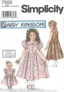 Patrón Daisy Kingdom + patrón muñeca 17" 7550 - Imagen 1 de 1