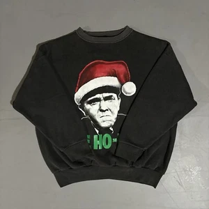 Vintage Three Stooges Crewneck Sweatshirt Moe-Ho-Ho Christmas 1990 Size Large - Picture 1 of 10