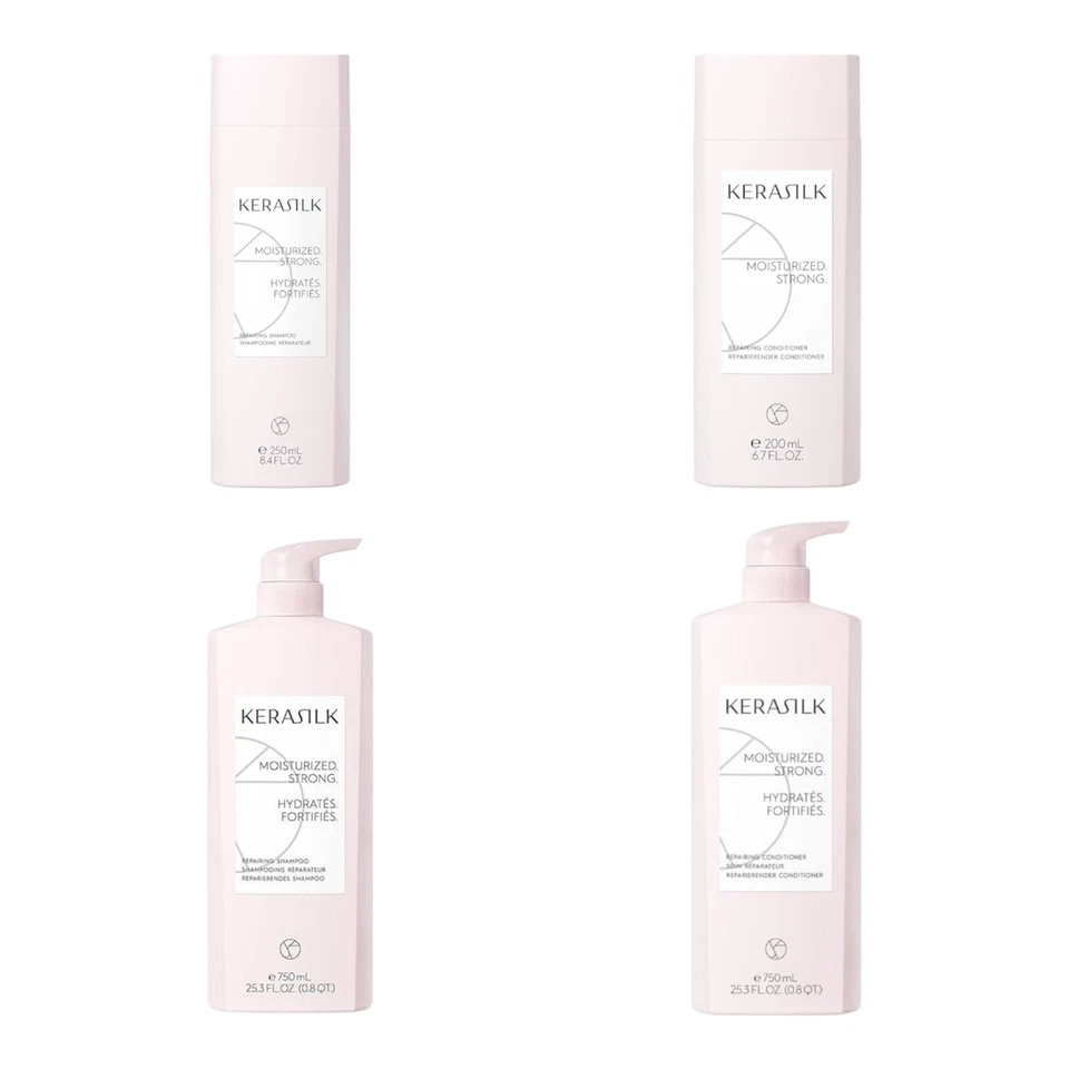 Kerasilk Repairing Shampoo And Conditioner-250ml-750ml - Image 1 of 1