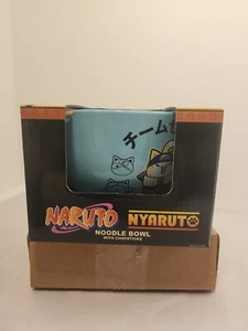 Naruto Nyaruto Ramen Noodle Bowl with Chopsticks New In Box - Picture 1 of 10