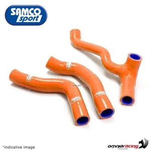 Kit de durites de radiateur Samco orange pour KTM 250XC-W 2008/2011 - Photo 1/5