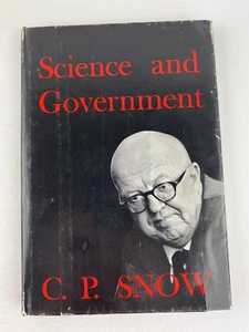 Science and Government C P Snow Godkin Lectures 1961 Book Club Ed HB/DJ - Picture 1 of 14