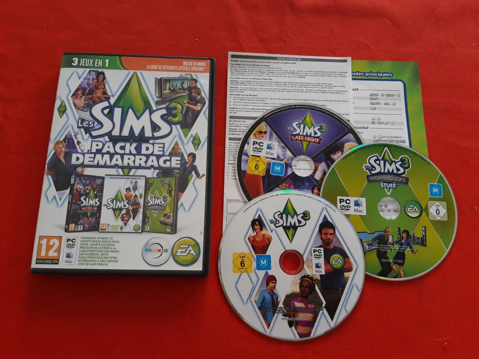 The Sims 3 Starter Pack 2 Add-On VIP Access/Inspiration Loft PC MAC DVD-ROM VF - Image 1 of 1