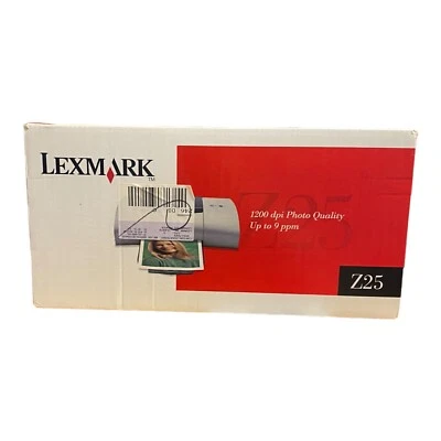 Lexmark Z25 Inkjet Digital Photo Printer Rich HQ Color Printer New - Image 1 of 4