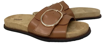 Sandalias para mujer Sonoma Pline Comfort coñac con hebilla redonda talla: 9 70º Foto 1 de 4