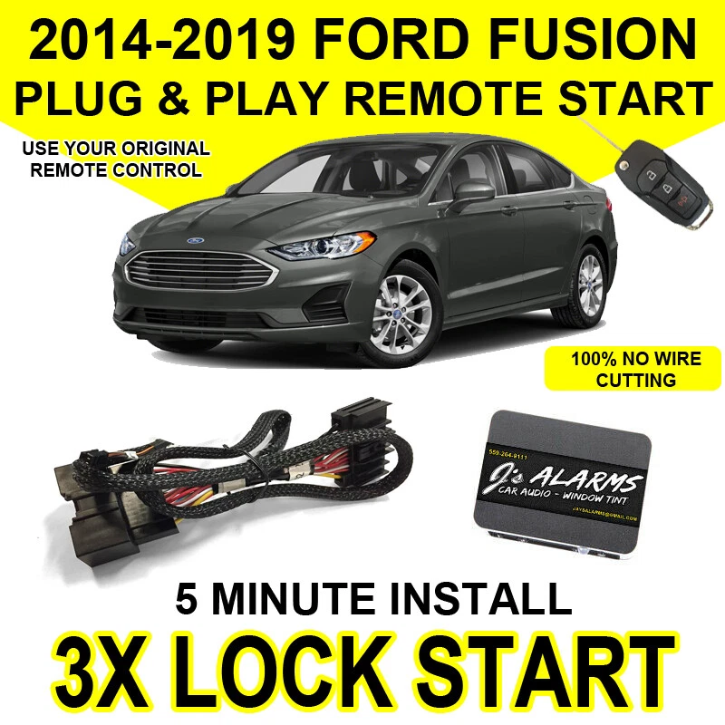 Js Alarms Remote Start Plug and Play Install For 2014-2019 Ford Fusion FO2 - Image 1 of 1
