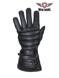 Dream Apparel MAN LEATHER Raincover Gauntlet Gloves - Picture 1 of 3