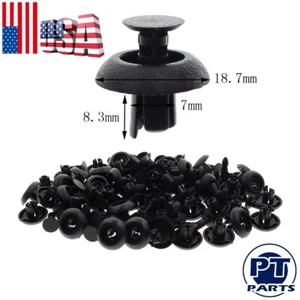 NEW 100 PCS For Lexus RX350 RX450H (2010-2018) Plastic ENGINE COVER CLIPS SET - Picture 1 of 7