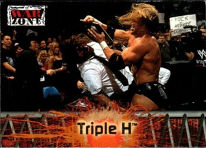 Carta Fleer WWF WWE 2001 Raw Is War Wrestling #75 Triple H - Foto 1 di 2
