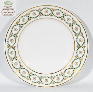 Spode Garland Y8054 Bread Plate Gold Trim 6 1/4" - Picture 1 of 4
