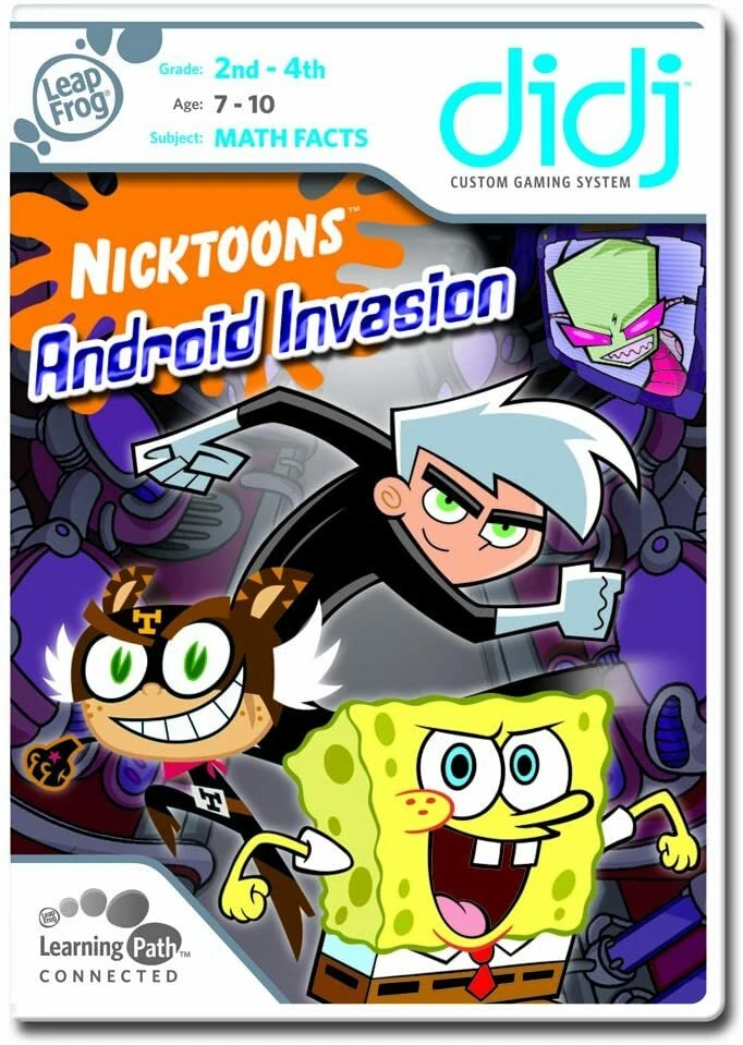 LeapFrog Didj Custom Learning Game Nicktoons - Grades 2-4 Android Invasion-1 - Image 1 of 1