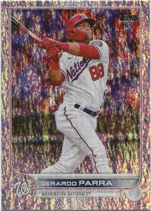 2022 Topps Factory Set GERARDO PARRA Sparkle Foil Board /390 Nationals #583 - Picture 1 of 1