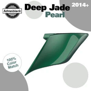 Cubiertas laterales extendidas DEEP JADE PERLA para más de 14 Harley Touring Glide - Imagen 1 de 7