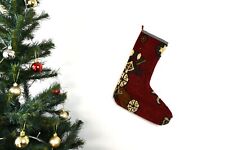 Kilim Christmas Stocking Vintage Rug Stocking Ethnic Decorative Xmas Socks S744