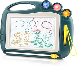Tavola da Disegno Magnetica, Giocattoli per Bambini per Età 1 2 3 Ragazzi Ragazze, Incidere uno Schizzo - Foto 1 di 13