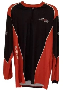 Joe Gibbs Toyota Racing Team LARGE NASCAR 1/4 Zip Pullover Shirt MADE IN USA Vgt - Picture 1 of 13