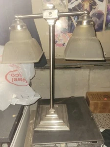Portable Luminaire Two Shade Desk Lamp Tested & Works - Picture 1 of 1